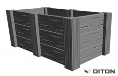 DITON LINIE DŘEVA Záhon VI. DUB arktic 186/102/75cm